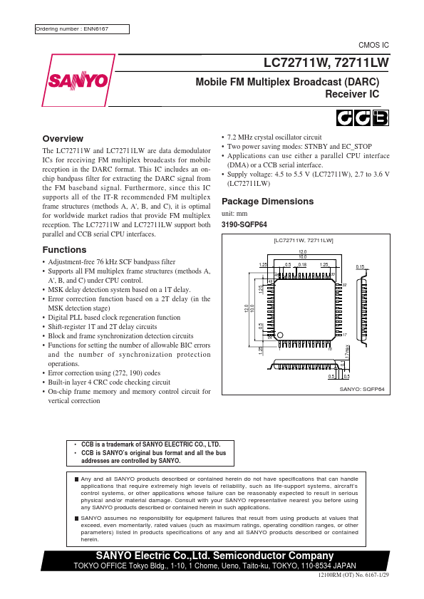 LC72711W