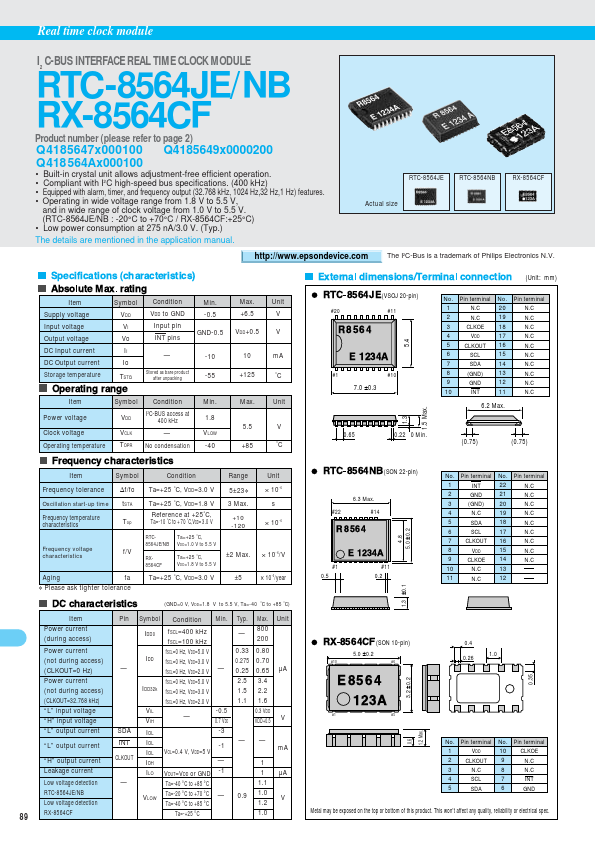 RTC-8564NB