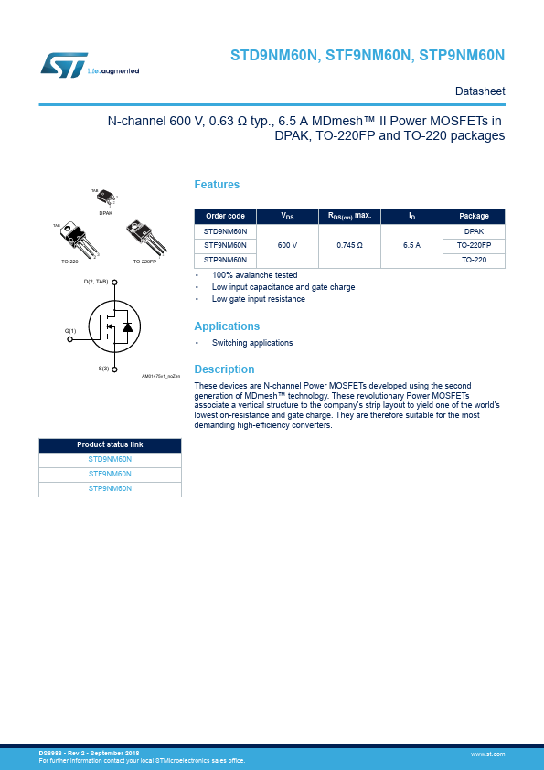 STP9NM60N