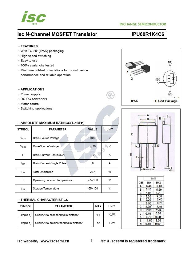 IPU60R1K4C6