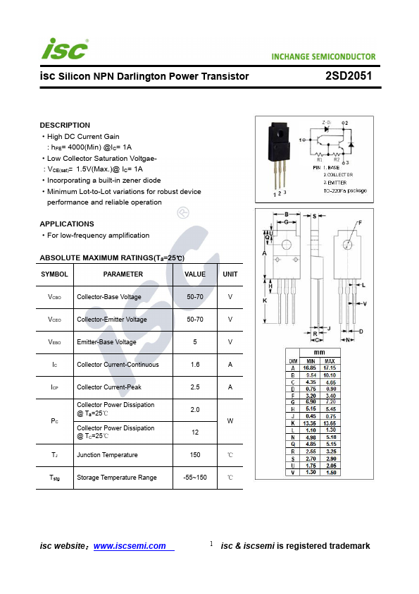 2SD2051