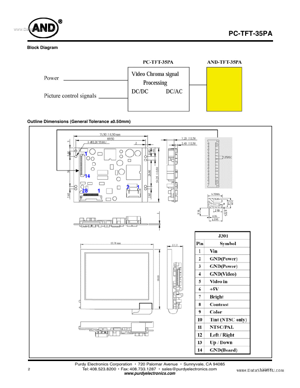 PC-TFT-35PA