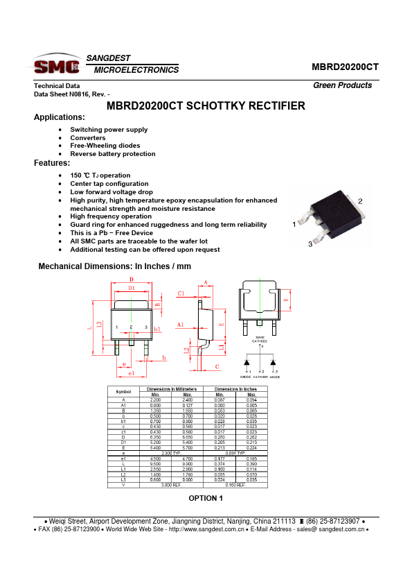 MBRD20200CT