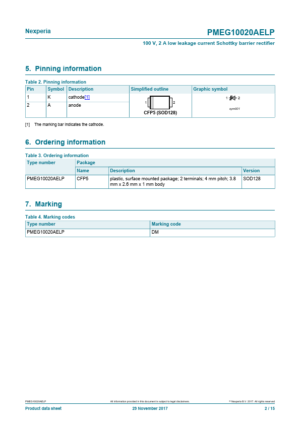 PMEG10020AELP