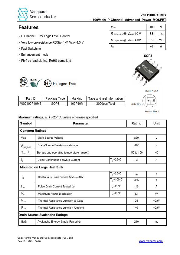 VSO100P10MS