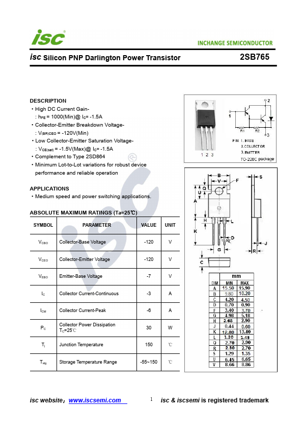 2SB765