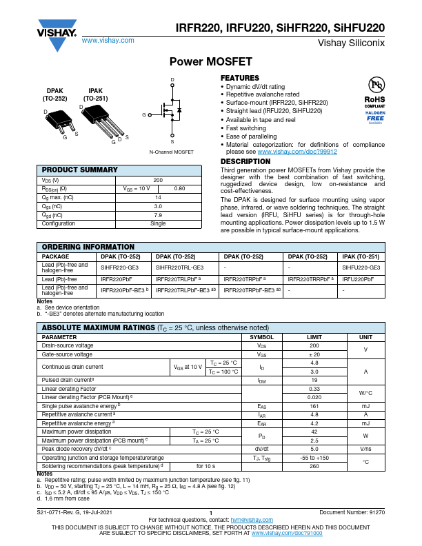 SiHFR220