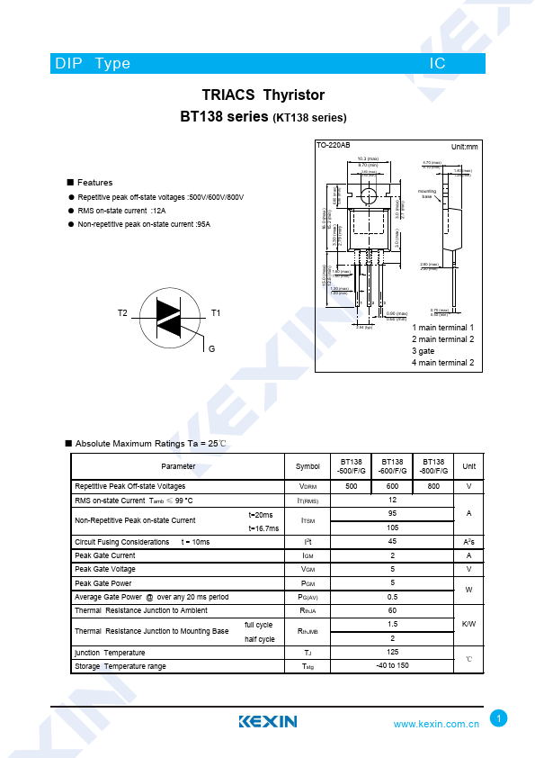 BT138-500G