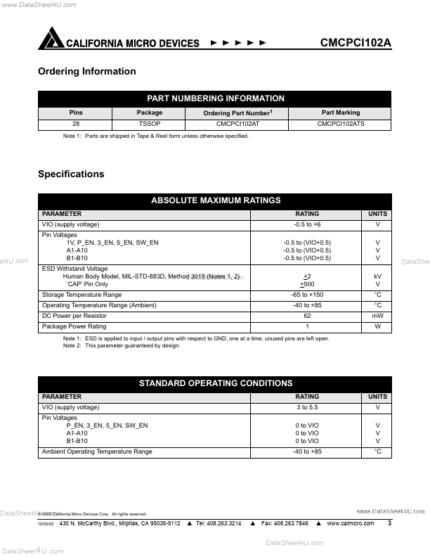 CMCPCI102A