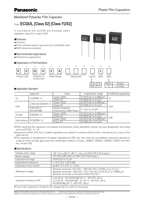 ECQU2A272ML