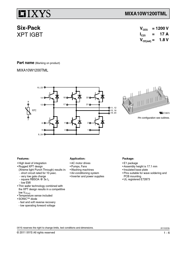 MIXA10W1200TML