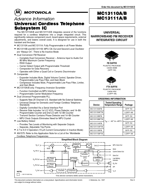 MC13110B