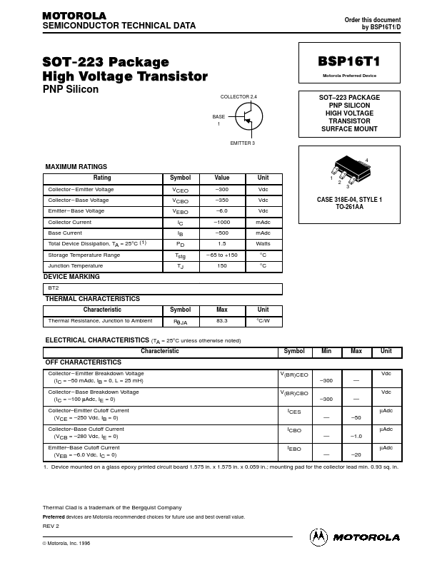 BSP16T1