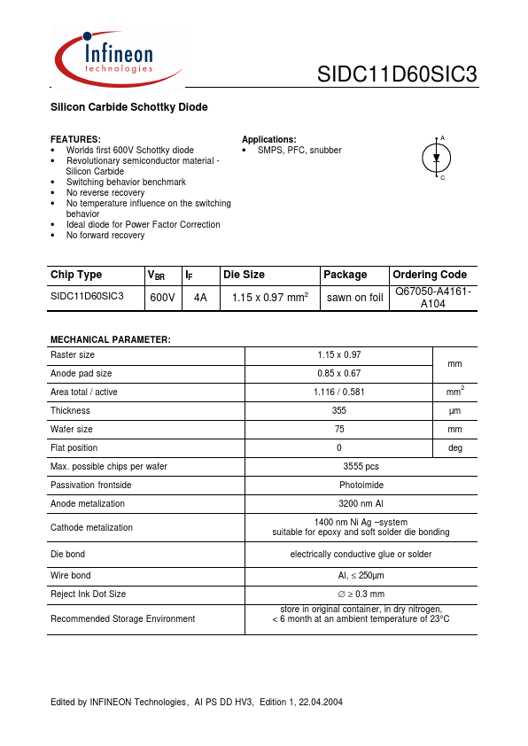 SIDC11D60SIC3