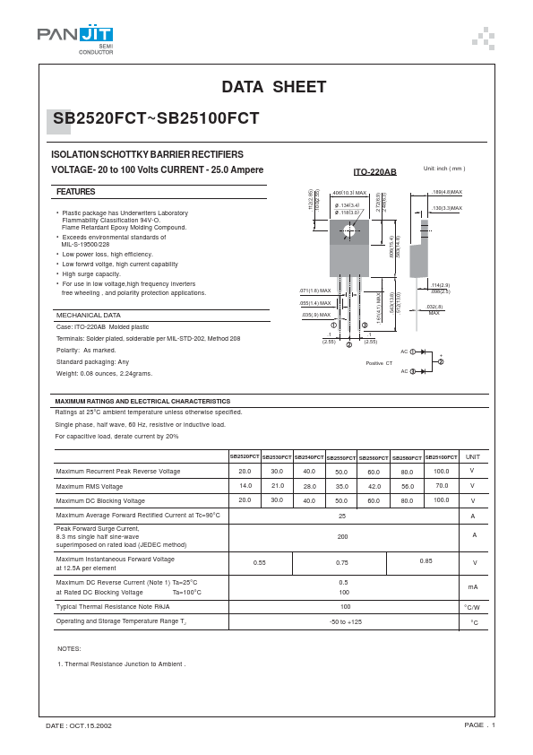 SB25100FCT