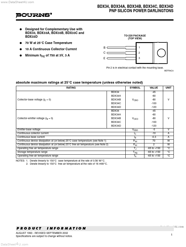 BDX34A