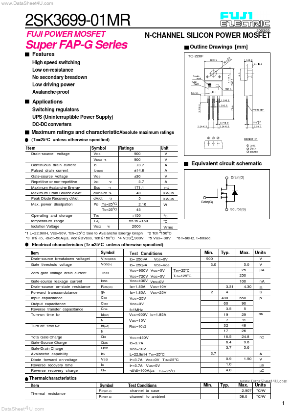 2SK3699-01MR