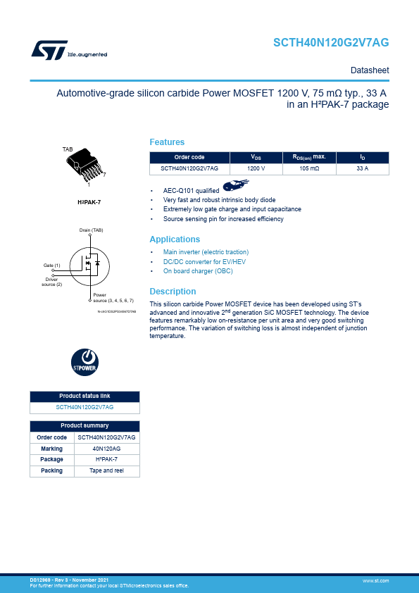 SCTH40N120G2V7AG