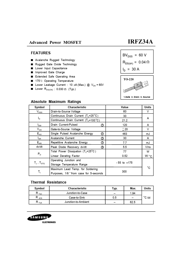 IRFZ34A