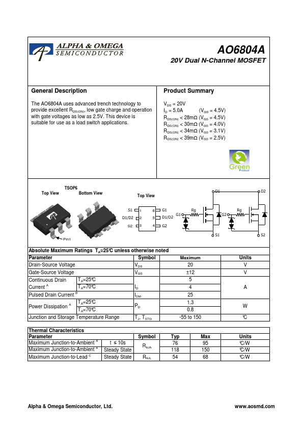 AO6804A