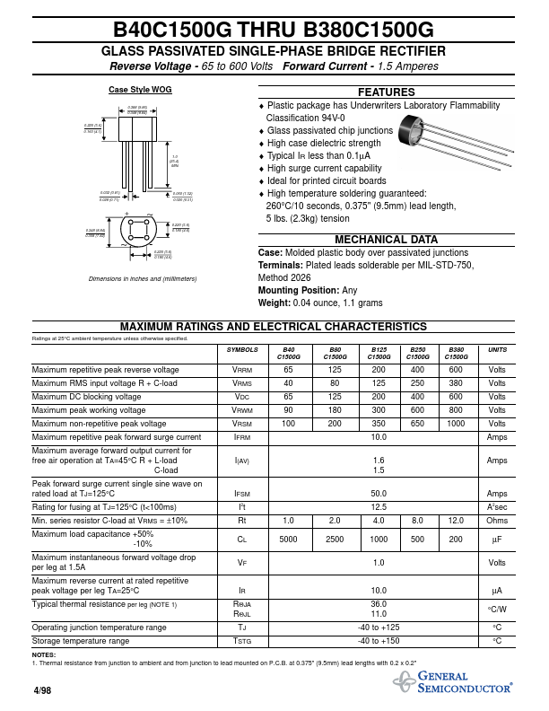 B40C1500G