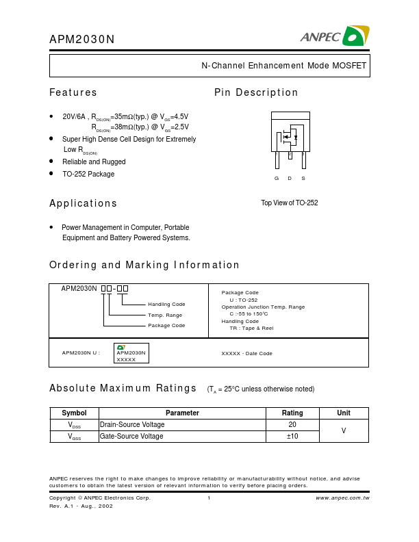 APM2030N