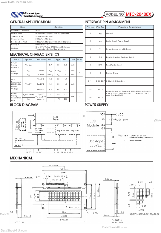 MTC-20400X