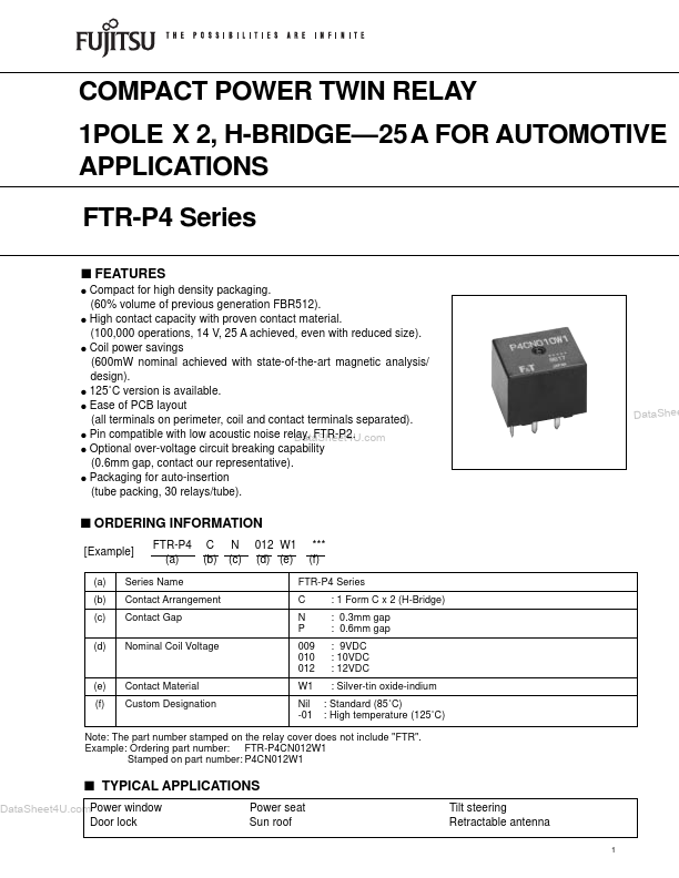 FTR-P4CN009W