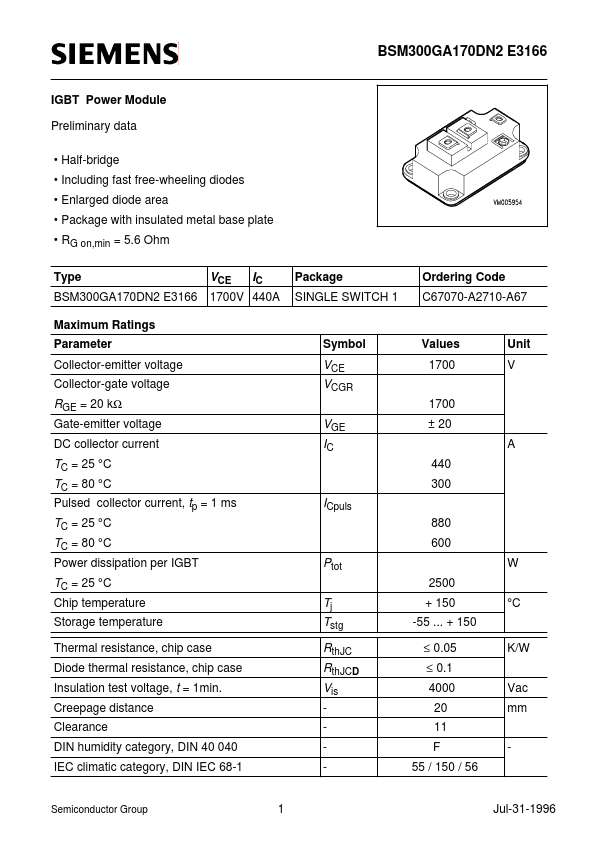 BSM300GA170DN2E3166