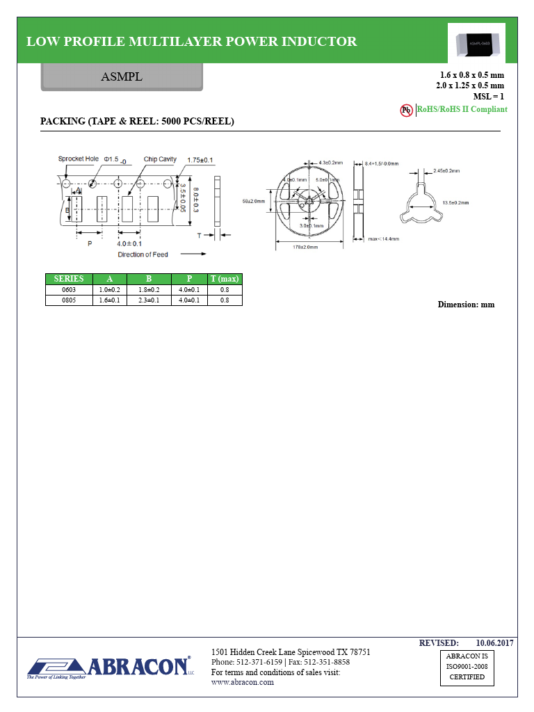 ASMPL-0805-R22