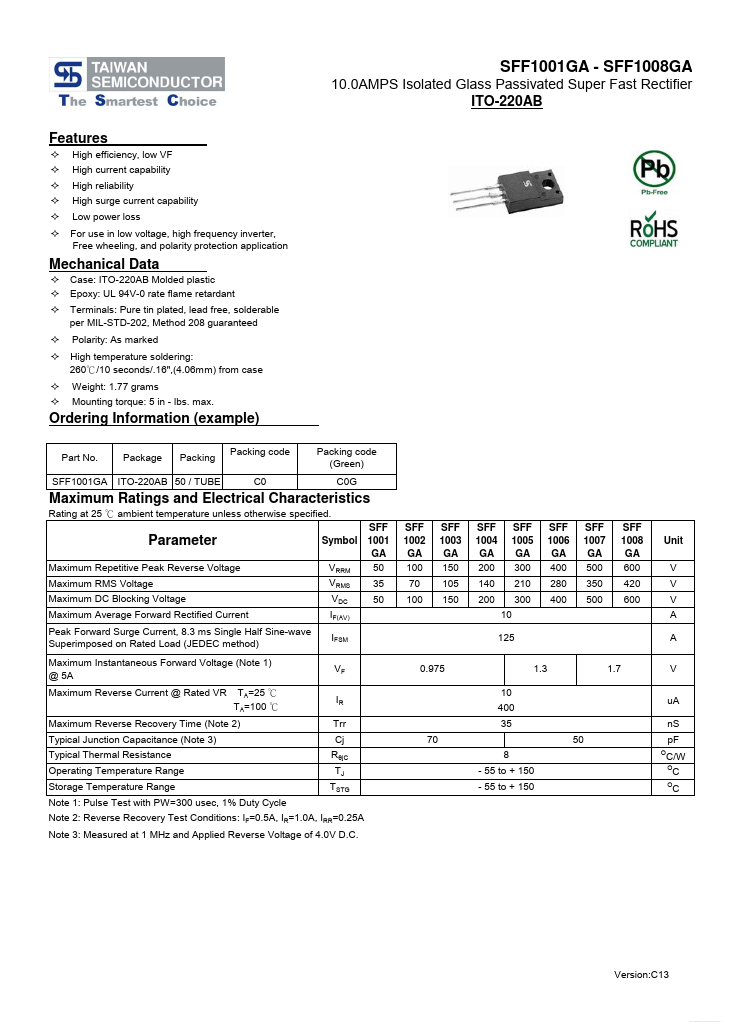 SFF1006GA