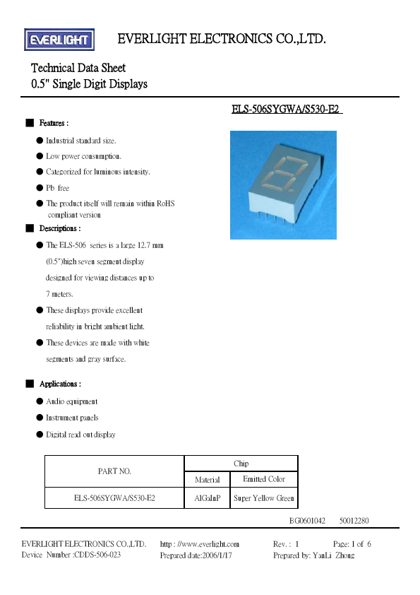 ELS-506SYGWA-S530-E2