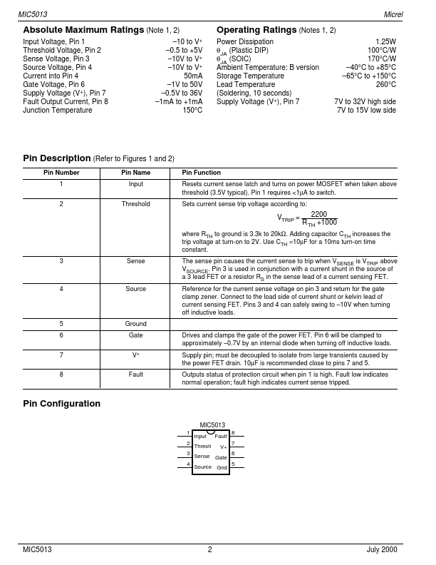 MIC5013