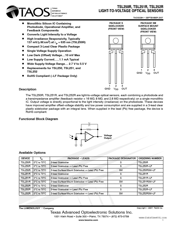 TSL251R