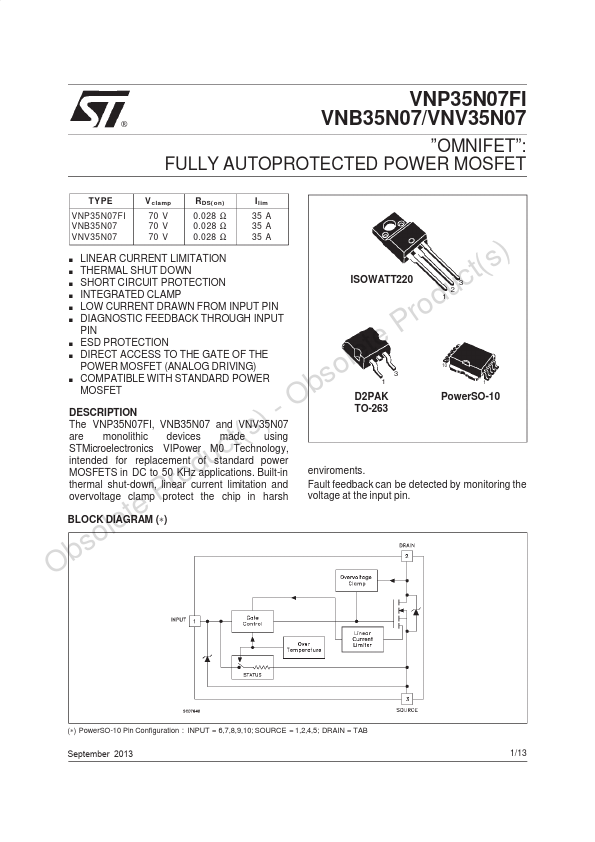 VNP35N07FI