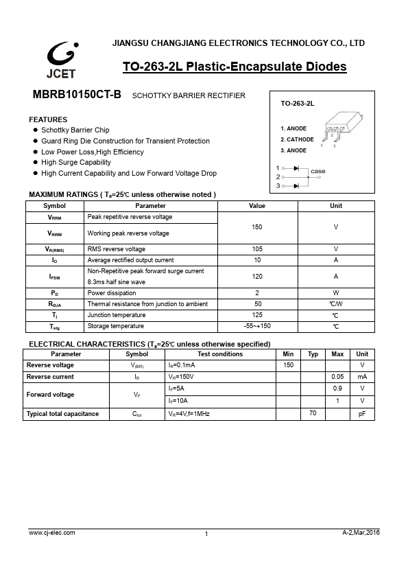 MBRB10150CT-B