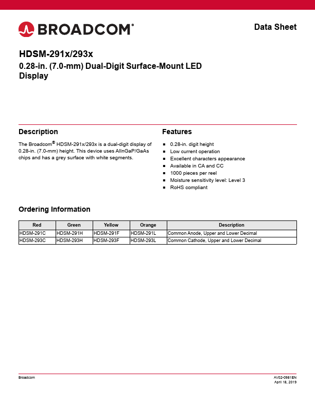 HDSM-291F