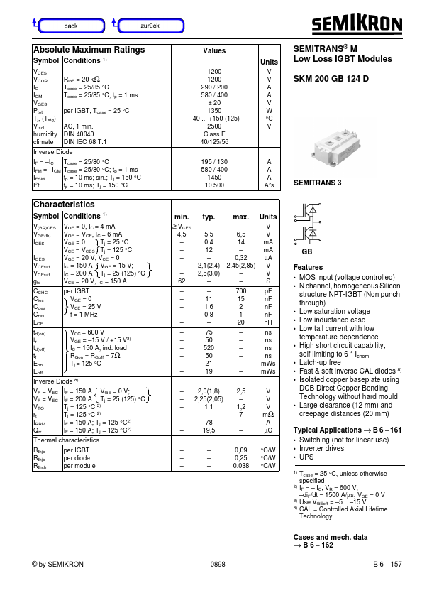 SKM200GB124D