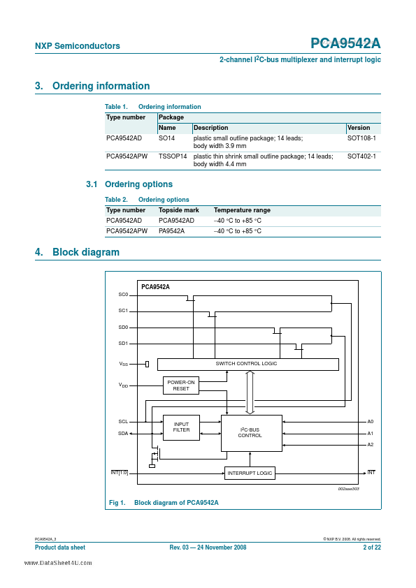 PCA9542A