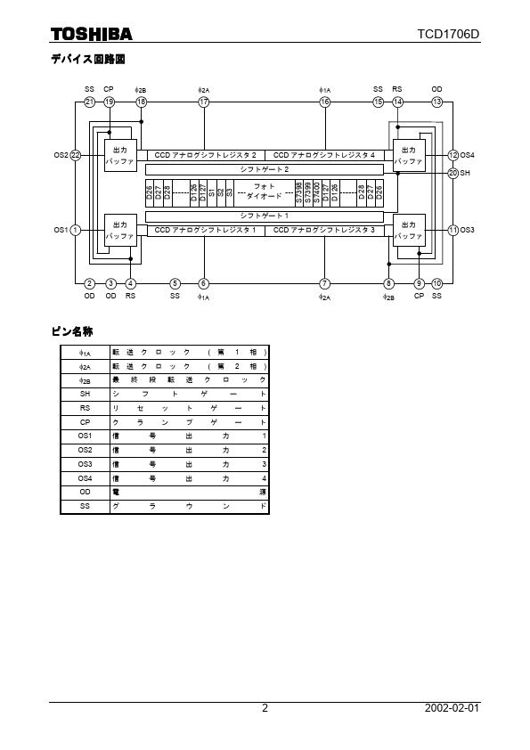 TCD1706D