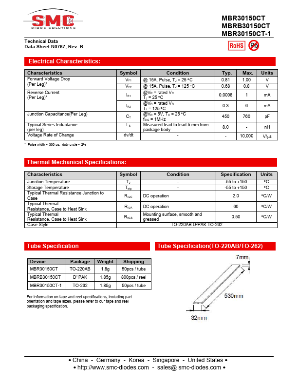 MBRB30150CT