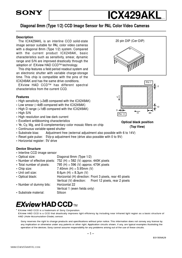 ICX429AKL