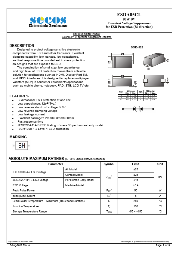 ESDA05CL