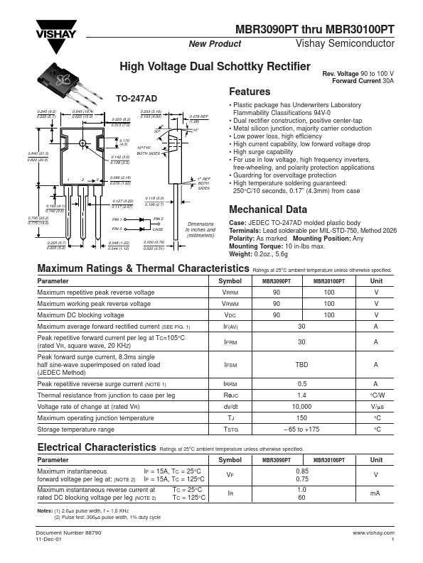 MBR30100PT