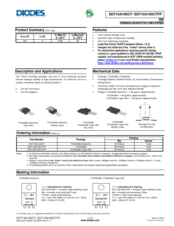 SDT10A100CTFP