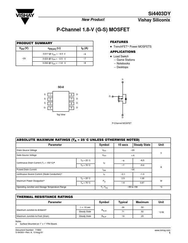 SI4403DY