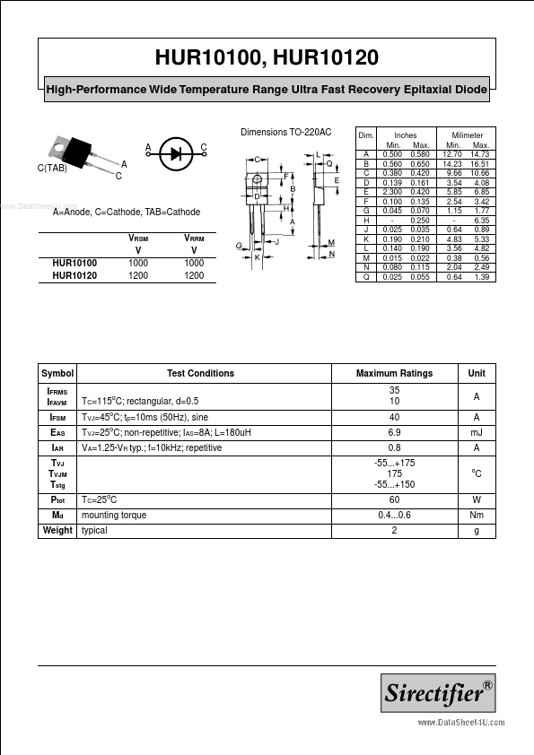 HUR10100