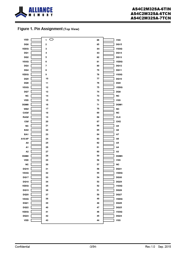 AS4C2M32SA-6TCN