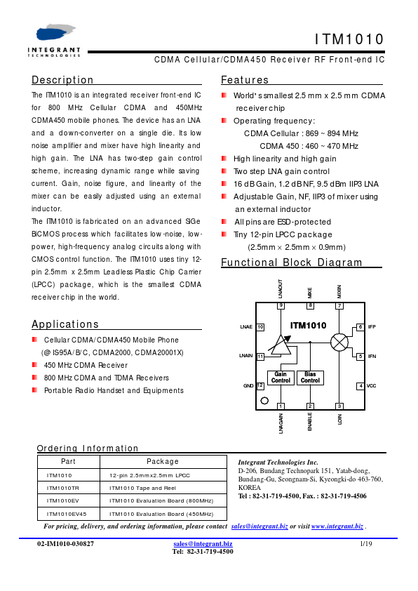 ITM1010EV