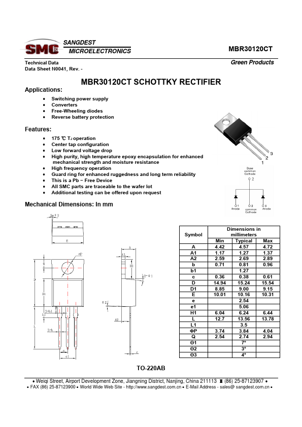 MBR30120CT